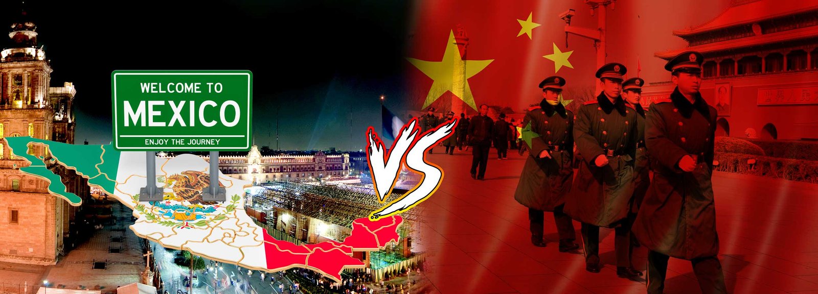 Mexico vs China Banner